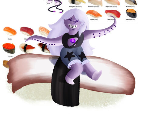 Sushi Series Amethyst