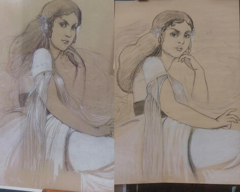 Mucha redraw