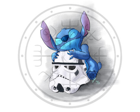 Stitch and Stormtrooper